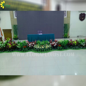 dekorasi taman depan panggung DTP-001