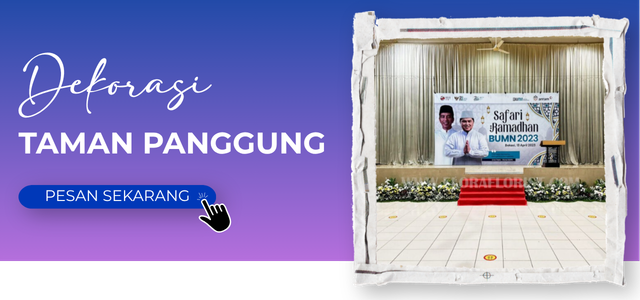 Dekorasi Taman Panggung Dekorasi Taman Panggung